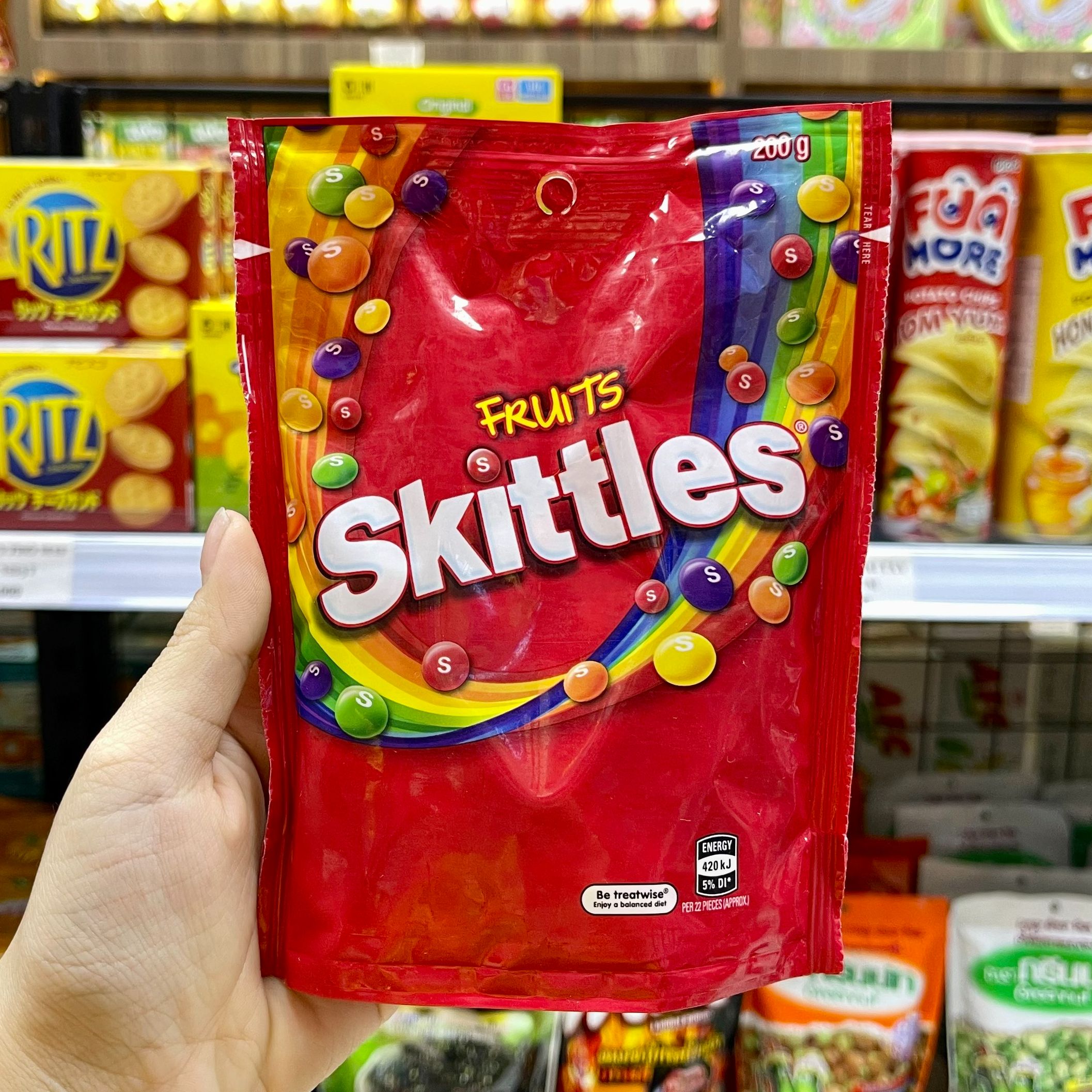 Kẹo Trái Cây Fruit Skittles 200g