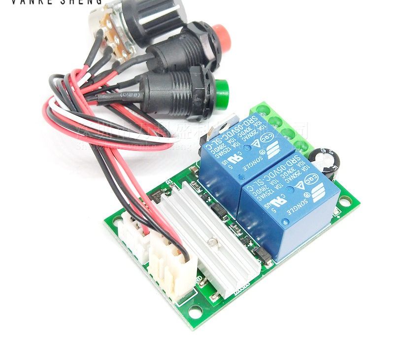 Bộ Điều Khiển Tốc Độ Động Cơ DC 6V 12V 24V PWM DC Có Đảo Chiều Quay