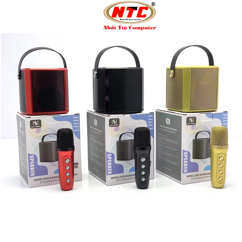 Loa kèm mic, mic karaoke kèm loa bluetooth, micro kèm loa, loa bluetooth kèm mic, micro kèm loa bluetooth, Loa karaoke mini kèm mic YS102.