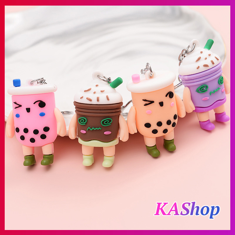 HCM Móc khóa treo balo Trà sữa đây TEEN - KAShop