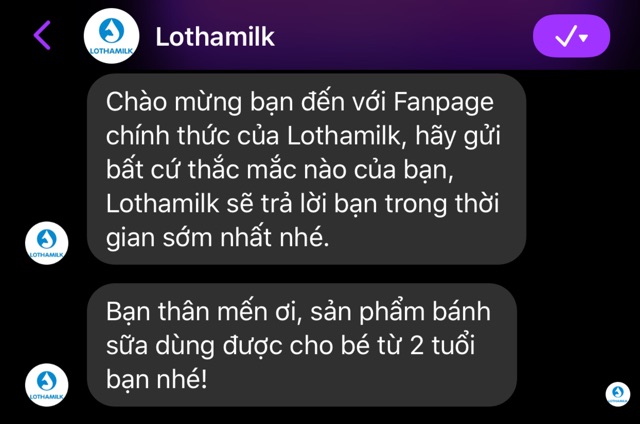 Bánh sữa nguyên chất LOTHAMILK