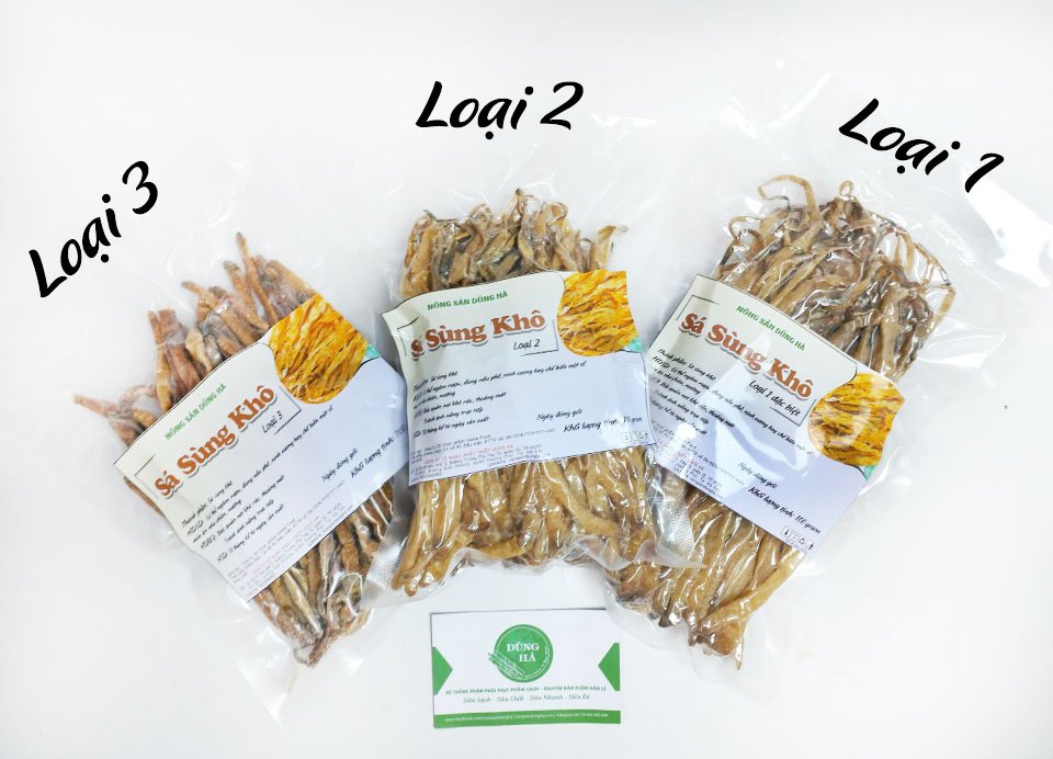 Sá sùng khô (Vân Đồn) sạch cát hàng tuyển chọn