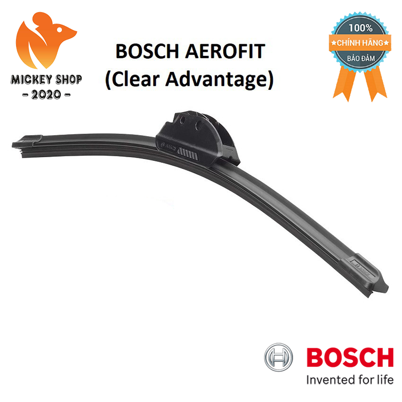 Gạt mưa ô tô bosch clear advantage aerofit - loại tầm trung thân mềm không xương