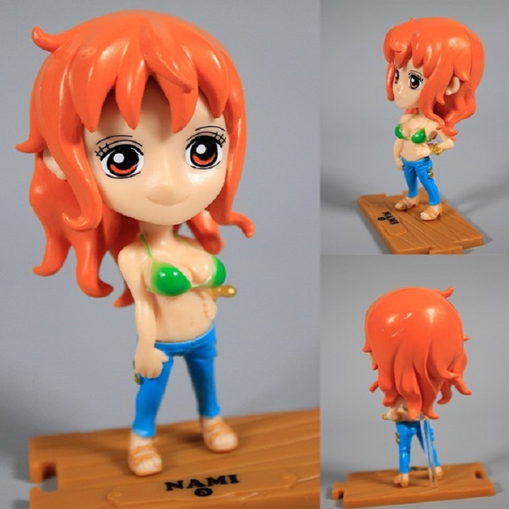 Bộ 3 mô hình Nami Robin Hancock Onpiece chibi