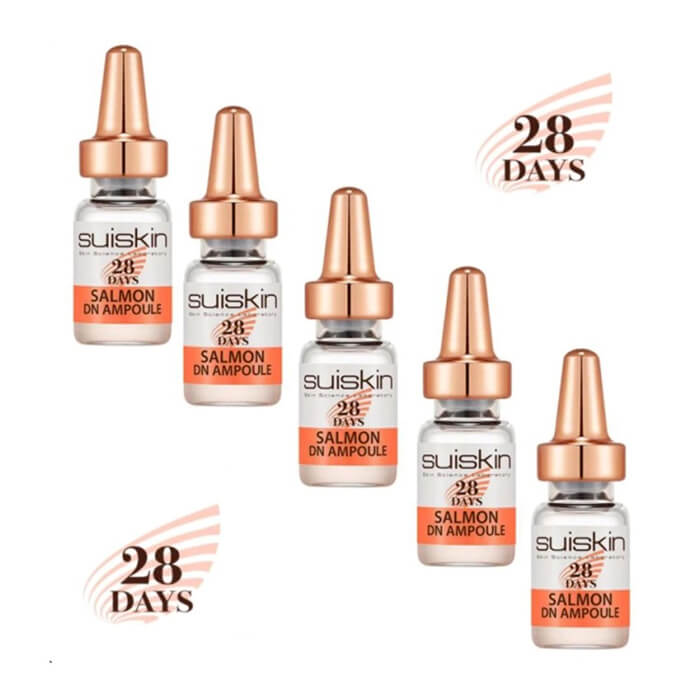 [Hoàn Tiền 8%]Tế bào gốc từ DNA cá hồi phục hồi da sau 28 ngày Suiskin Salmon DN Ampoule 28 days