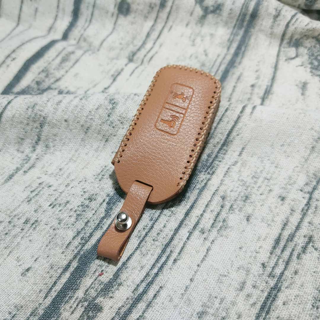 Bao da 2 nút chìa khóa smartkey xe máy Honda