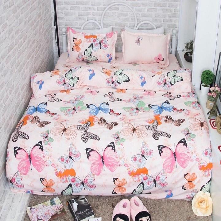 BỘ CHĂN RA POLY 5 MÓN - NGUYÊN SET ( 1 Drap + 2 Vỏ Gối Nằm + 1 Chăn Hè + 1 Vỏ Gối Ôm )