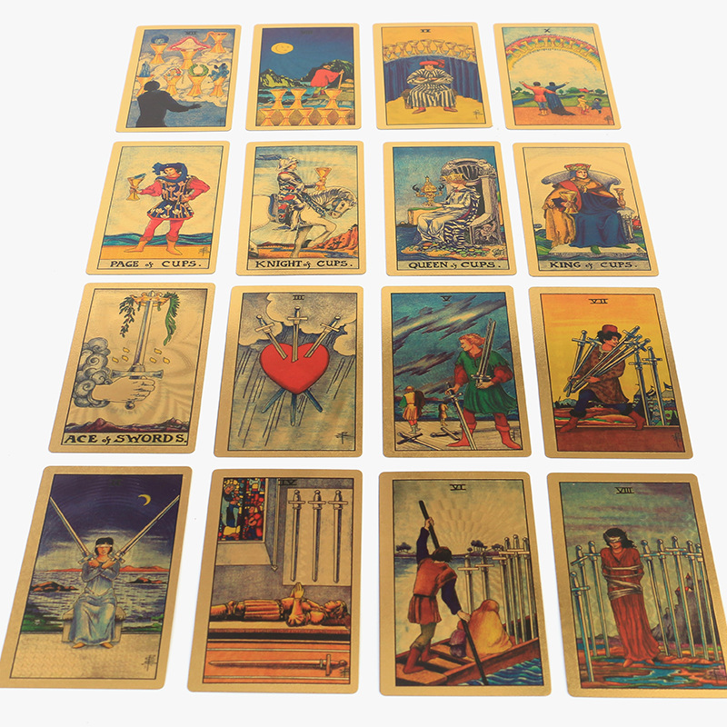 [Size Gốc] Bộ bài Gold foil Tarot phiên bản Cao Cấp