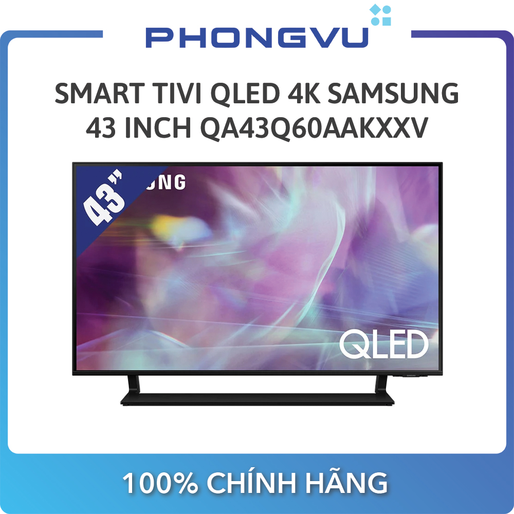 Smart Tivi QLED 4K Samsung 43 Inch QA43Q60AAKXXV - Bảo hành 24 tháng