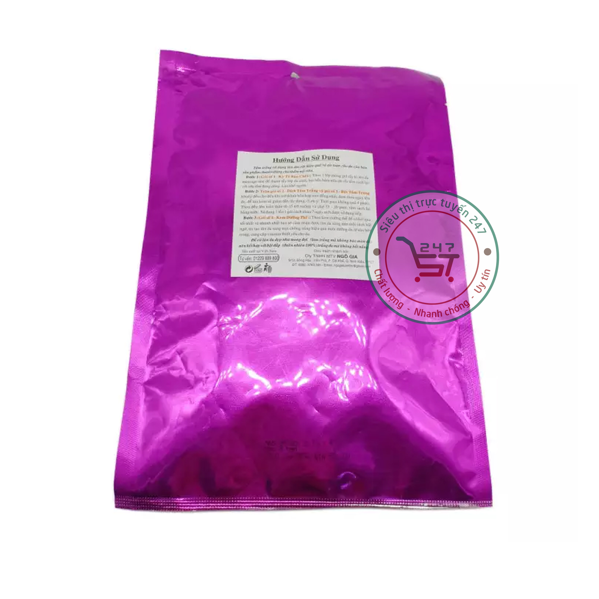 Tắm trắng Bạch Sâm Sữa non - Sâm nhung 175g (Tím) làm trắng da tại nhà nhanh chóng hiệu quả