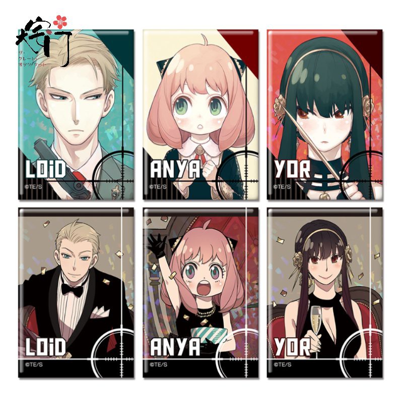 Bộ thẻ card in hình SPY X FAMILY GIA ĐÌNH ĐIỆP VIÊN chibi anime xinh xắn độc đáo