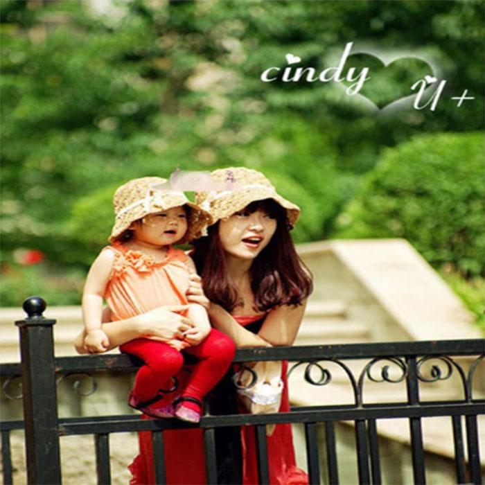 Mũ đôi cho mẹ và bé chất liệu cói mền