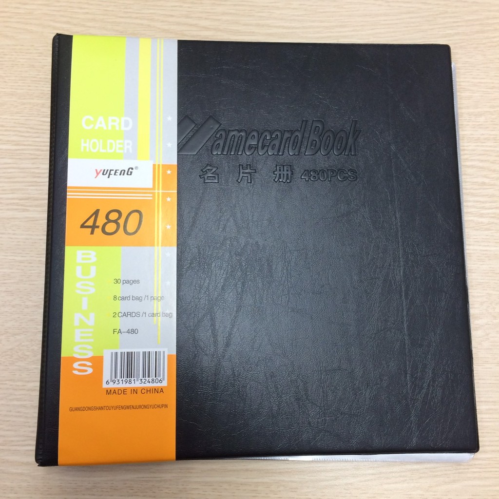 Sổ đựng namecard XF-480 (480 ô card)