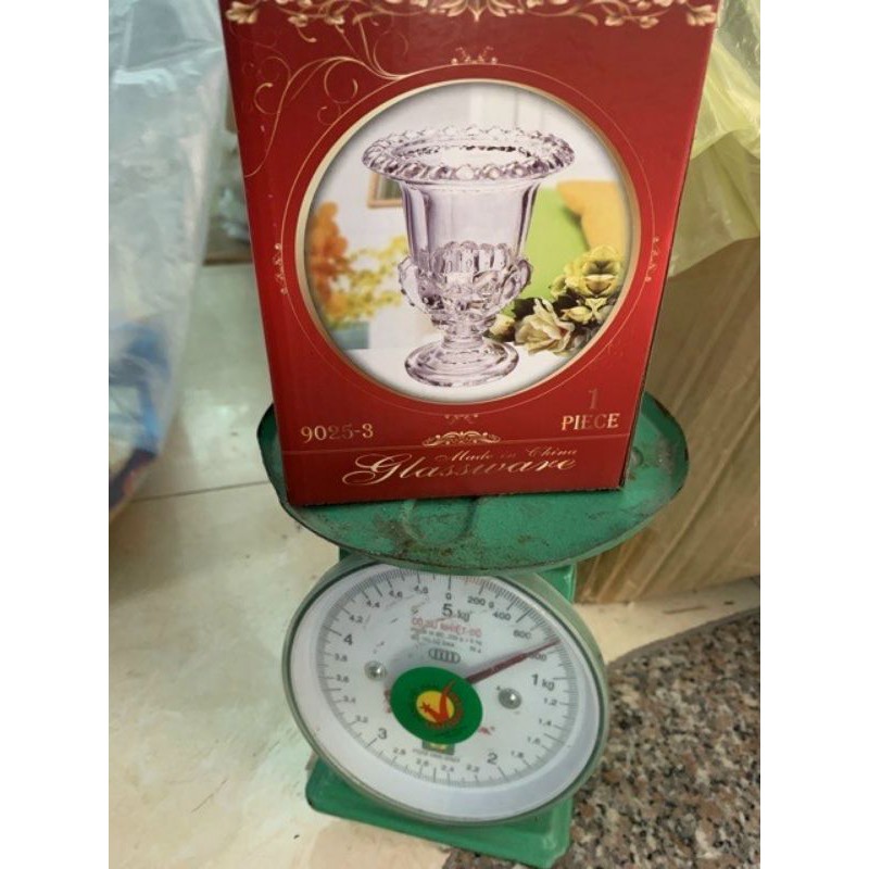 LY CẮM  PHẬT THỦ BẰNG THUỶ TINH CAO CẤP