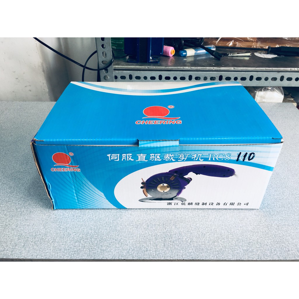 MÁY CẮT VẢI CẦM TAY CHEERING-110 ĐÈN LED ĐIỆN TỬ