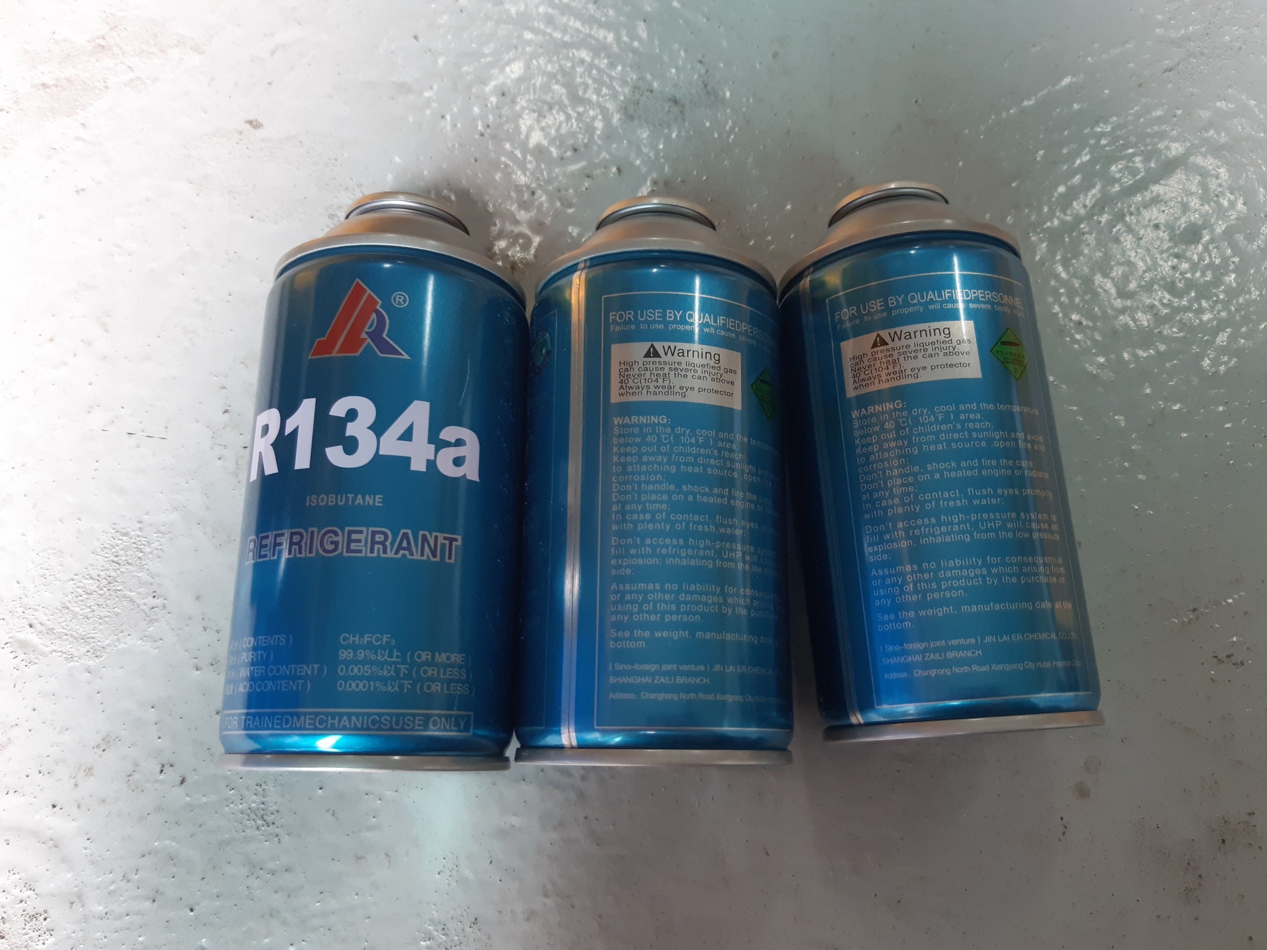 Gas lon R134A - Nạp gas tủ lạnh