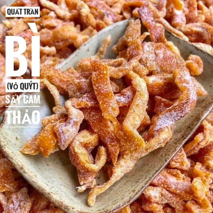 Quất trần bì sấy cam thảo 200g/500g/1kg