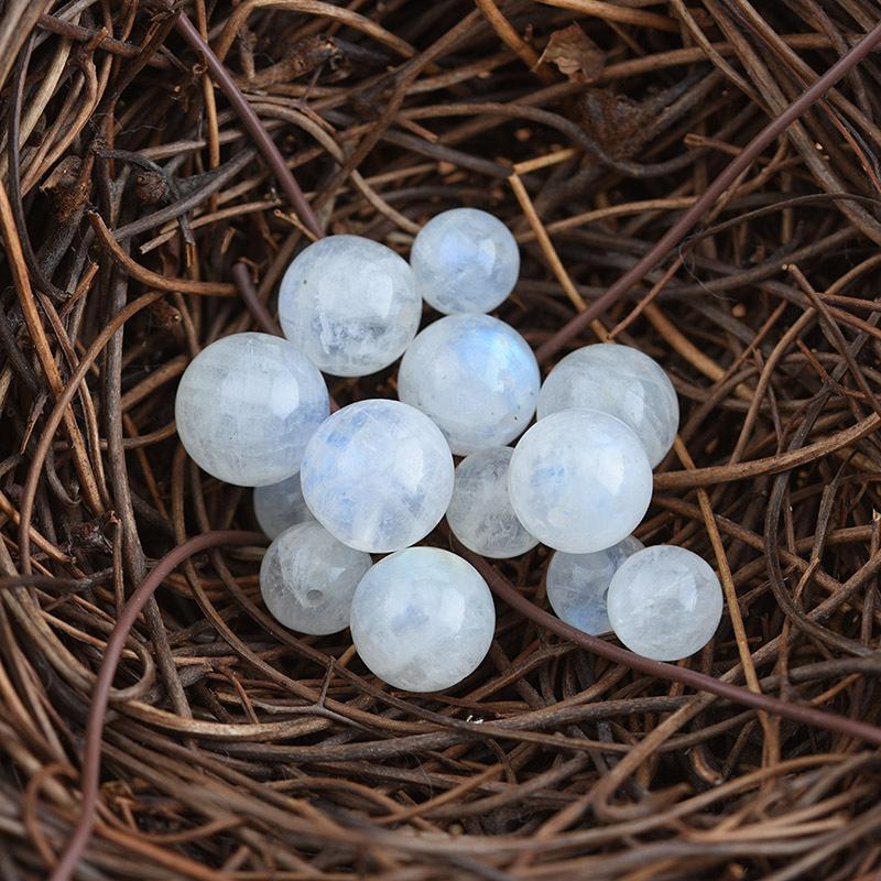 Hạt đá mặt trăng moonstone dùng làm sản phẩm handmade DIY