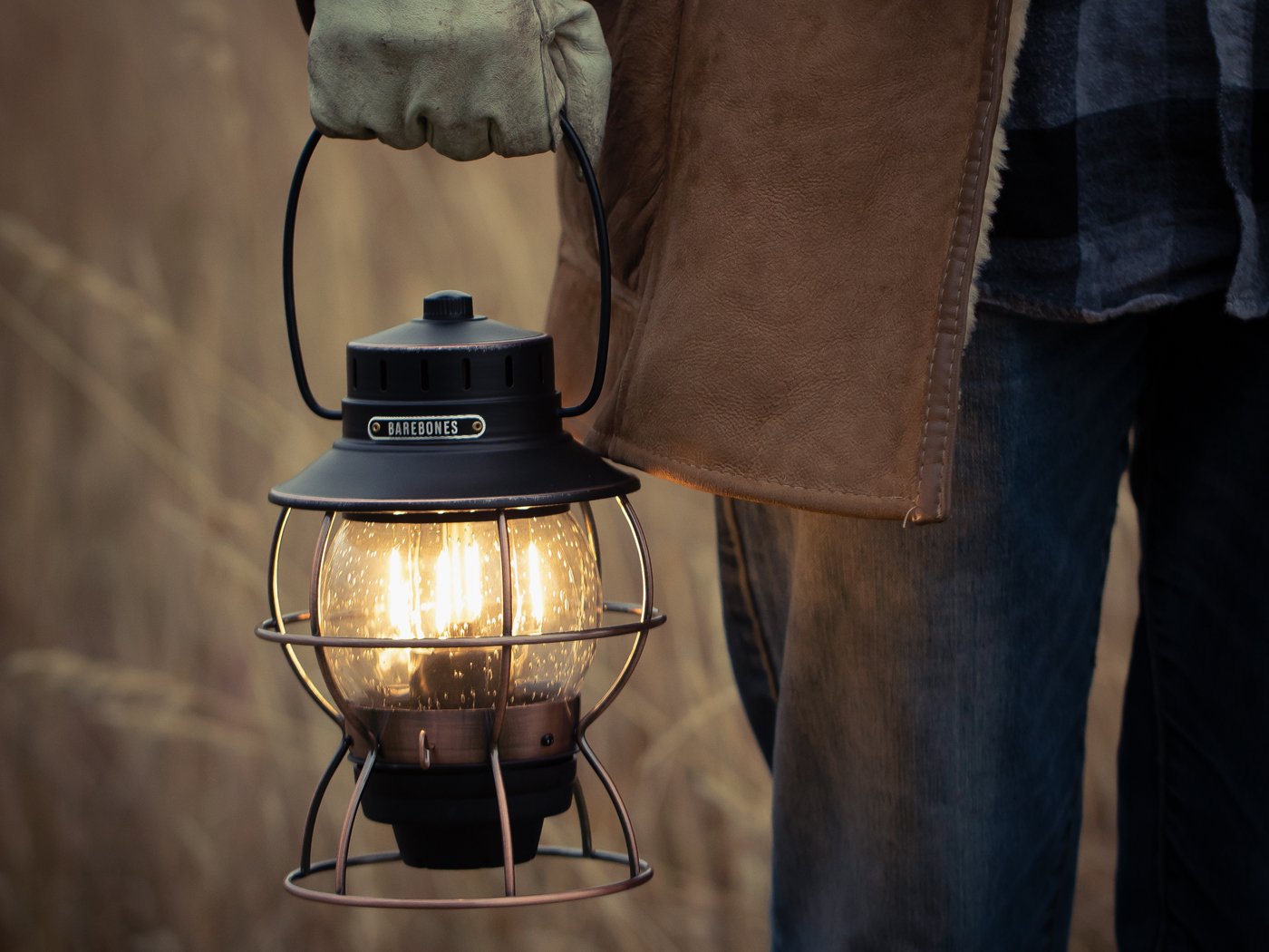 [HCM]Đèn pin cắm trại Barebones Railroad Lantern