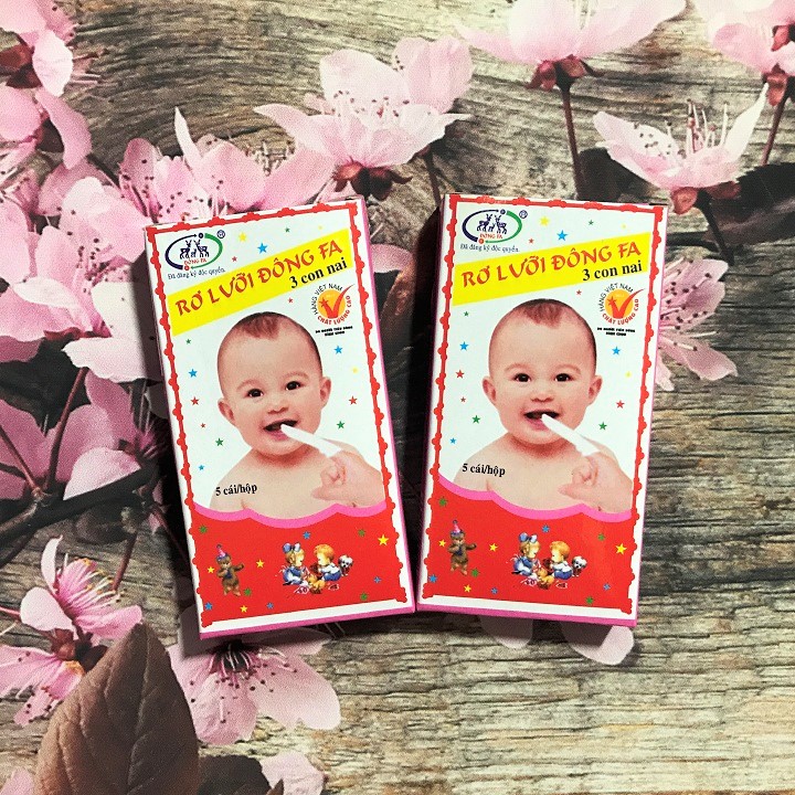 Rơ lưỡi Đông Fa cho bé sơ sinh (COMBO 50 chiếc )