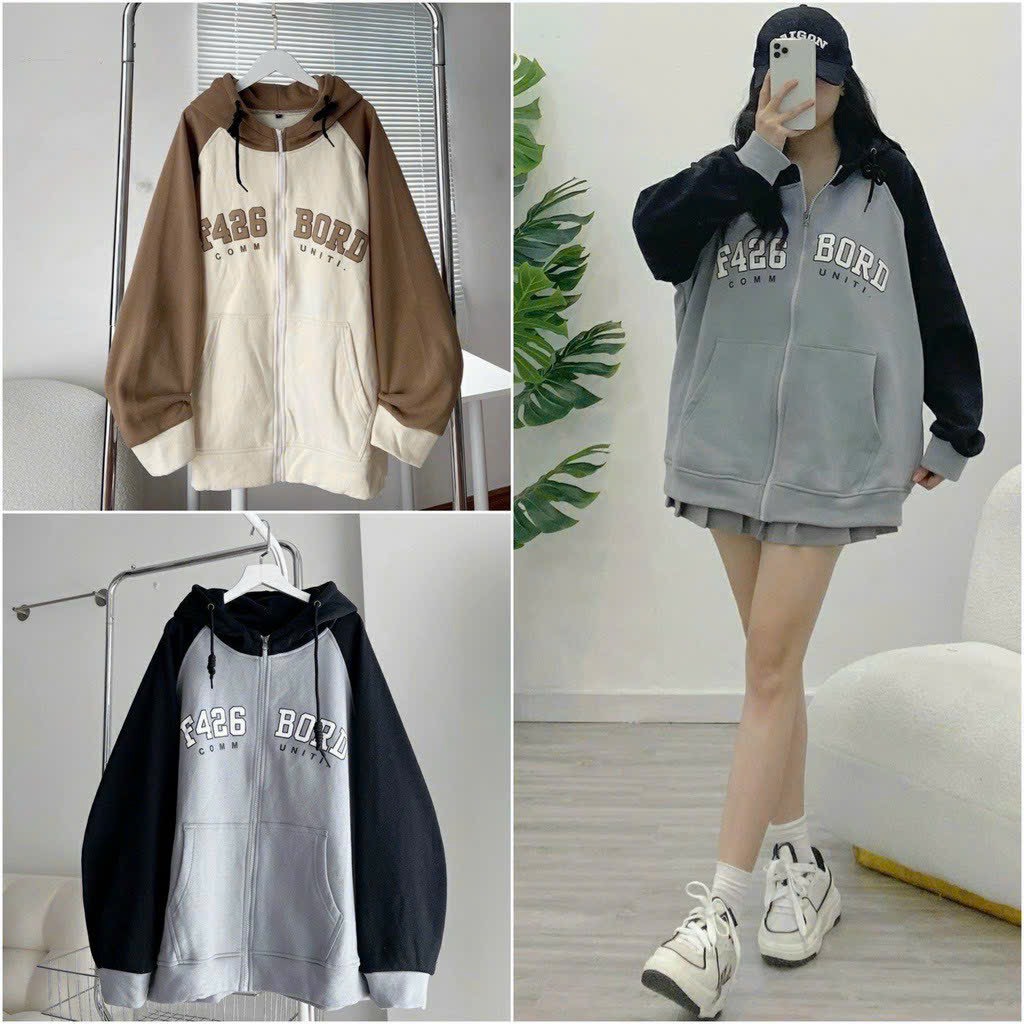 Áo hoodie nữ dày mịn thiết kế icon F426 nghộ nghĩnh độc lạ phong cách trẻ bao đẹp mới tp của shop LEVEL FASHION