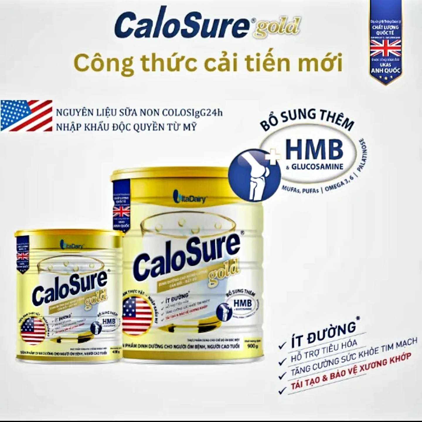 (Expiration Date May 2027) (Scan Qr Code to Earn Coins) Calosure Gold Low Sugar Powdered Milk 900g.