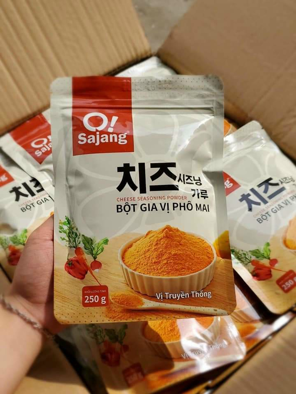 BỘT PHÔ MAI LẮC 250G Thượng Hạng