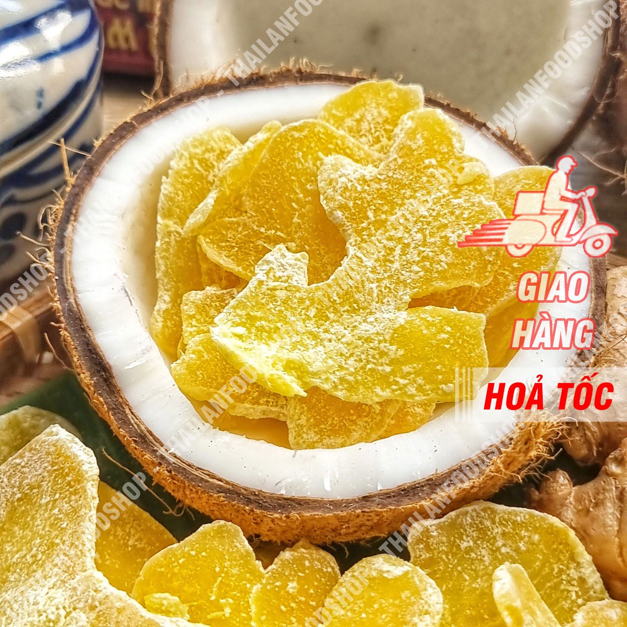 Mứt Gừng Huế - Lon 350gr