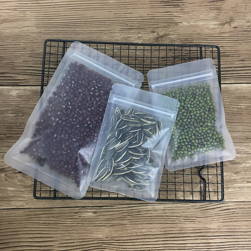( HÀNG NHẬP) Túi zip trong suốt mờ ( 500g )
