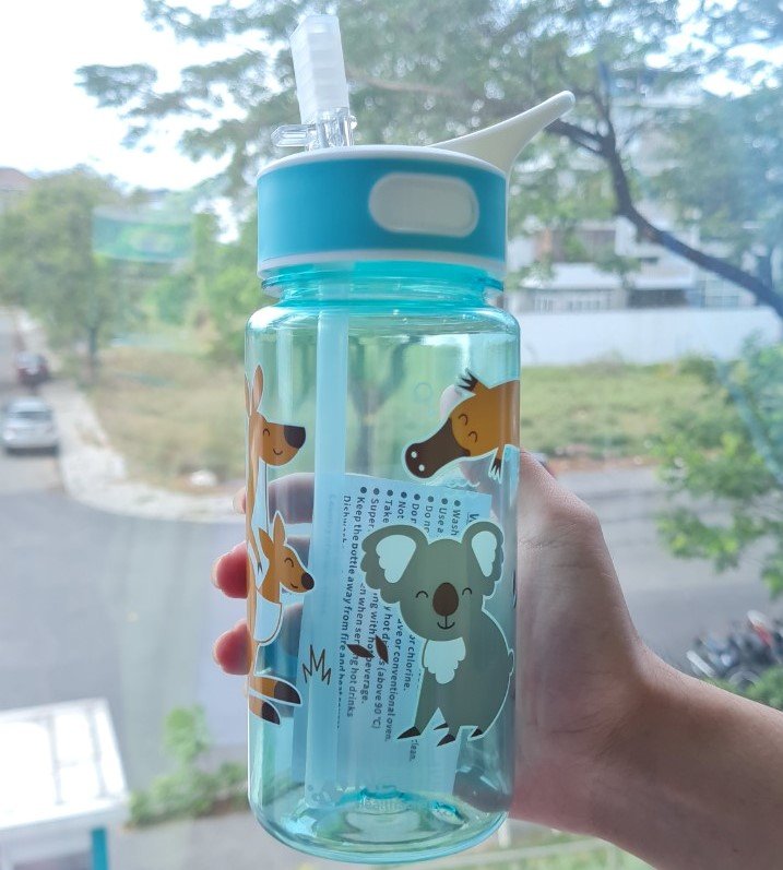 Bình uống nước/Bình tập uống cao cấp 600ml