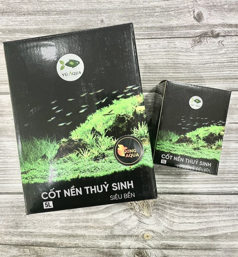 Cốt nền thủy sinh Vũ Aqua (hộp 2l)- Cốt nền cho hồ cá cảnh thủy sinh