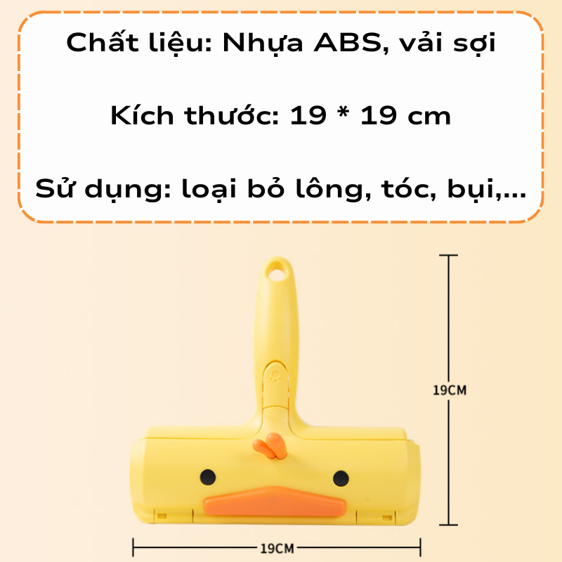 Cây lăn lông tĩnh điện, lăn lông chó mèo, bụi sofa