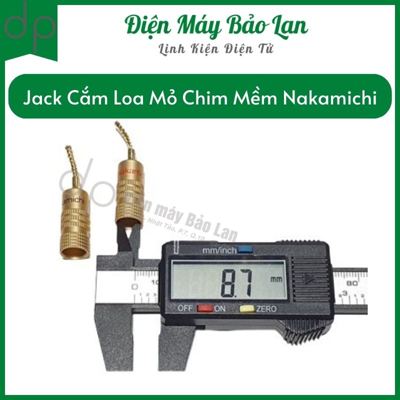 Combo 2 Jack Cắm Loa Mỏ Chim Mềm Nakamichi - Điện Máy Bảo Lan