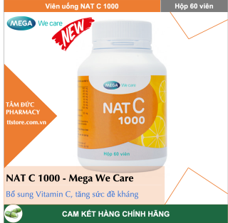 [HCM]NAT C 1000 - Mega We Care [Hộp 60 viên] thumbnail