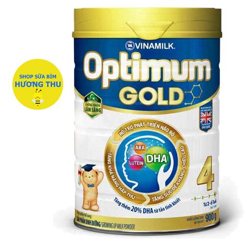 Sữa bột Vinamilk Optimum Gold 4 lon 900g (dành cho bé từ 2 - 6 tuổi)