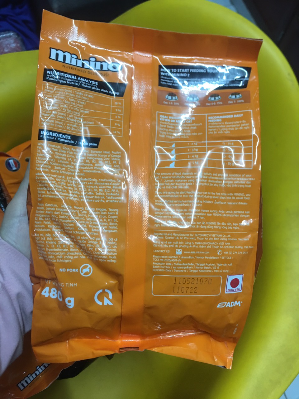 (HCM) Minino vị cá ngừ 480gr - Thức ăn Cho Mèo mọi lứa tuổi