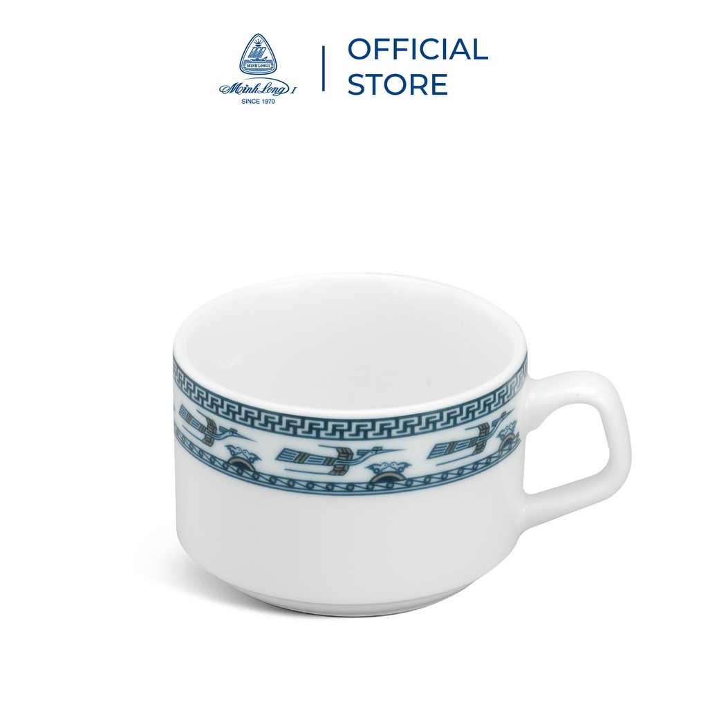 Bộ Ấm, Chén Trà Sứ Minh Long 0.7 L - Jasmine - Chim Lạc