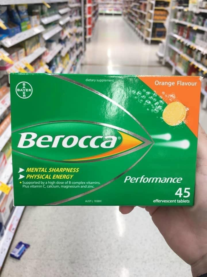 Viên C sủi Berocca Úc