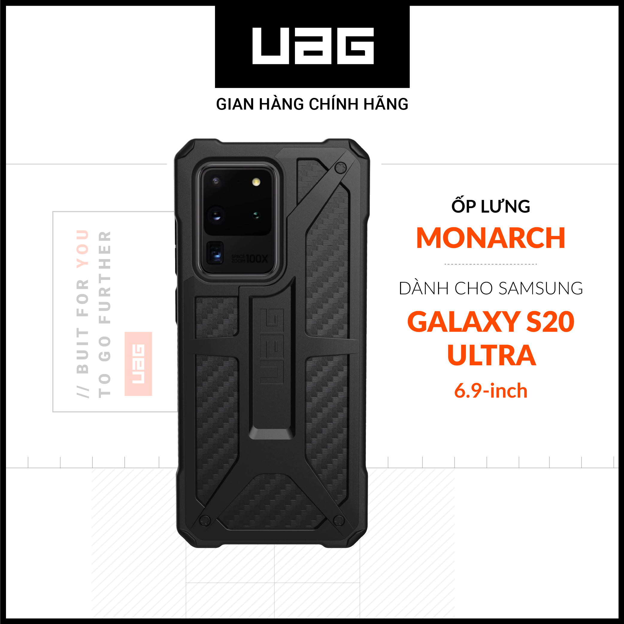 Ốp lưng UAG Monarch cho Samsung Galaxy S20 Ultra