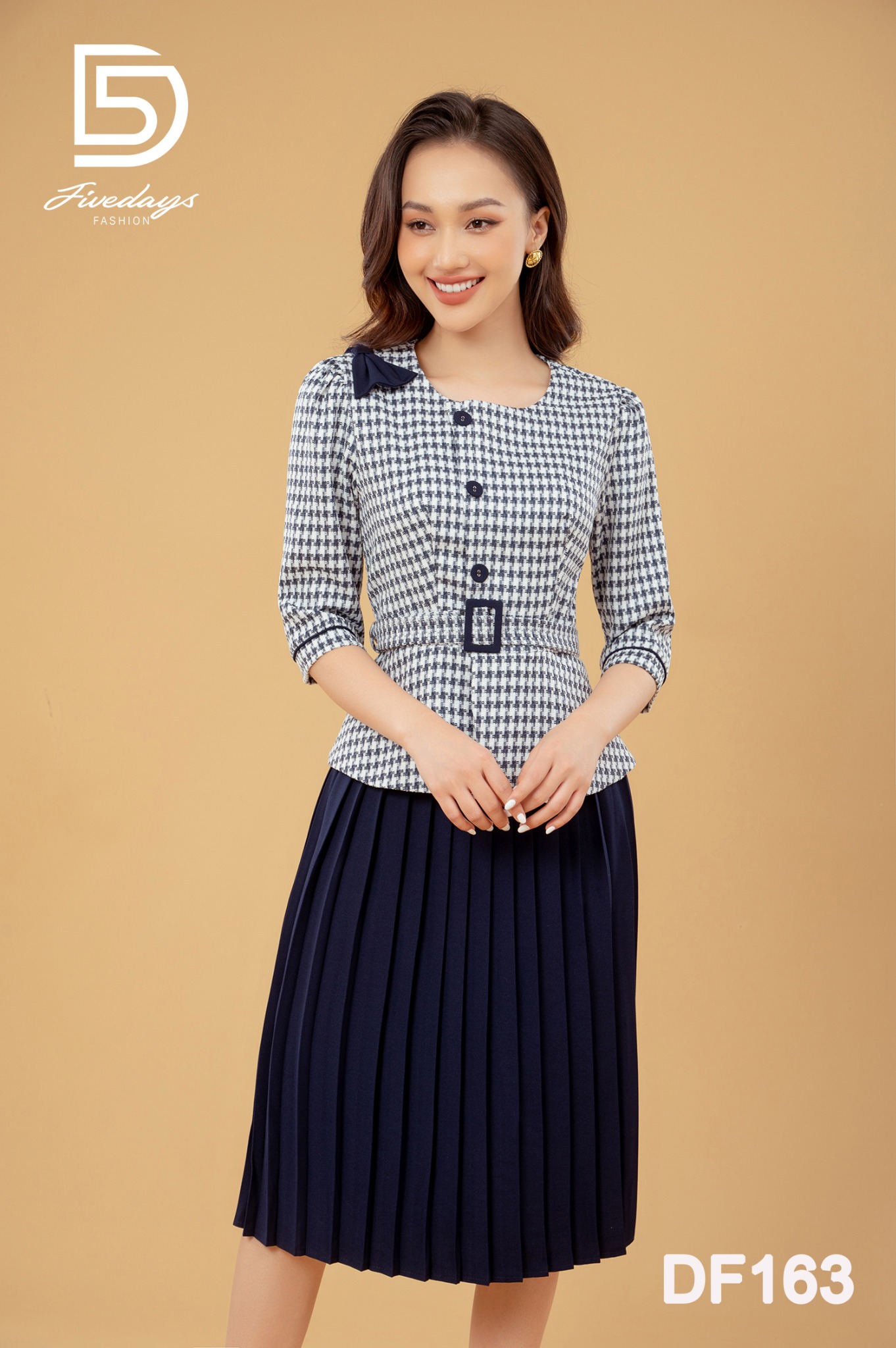 Set váy dập ly FIVEDAYS