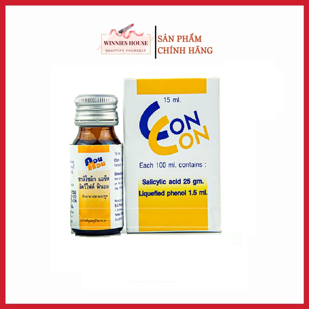 Chấm Mụn Cơm Mụn Cóc ConCon Thái Lan 15ml
