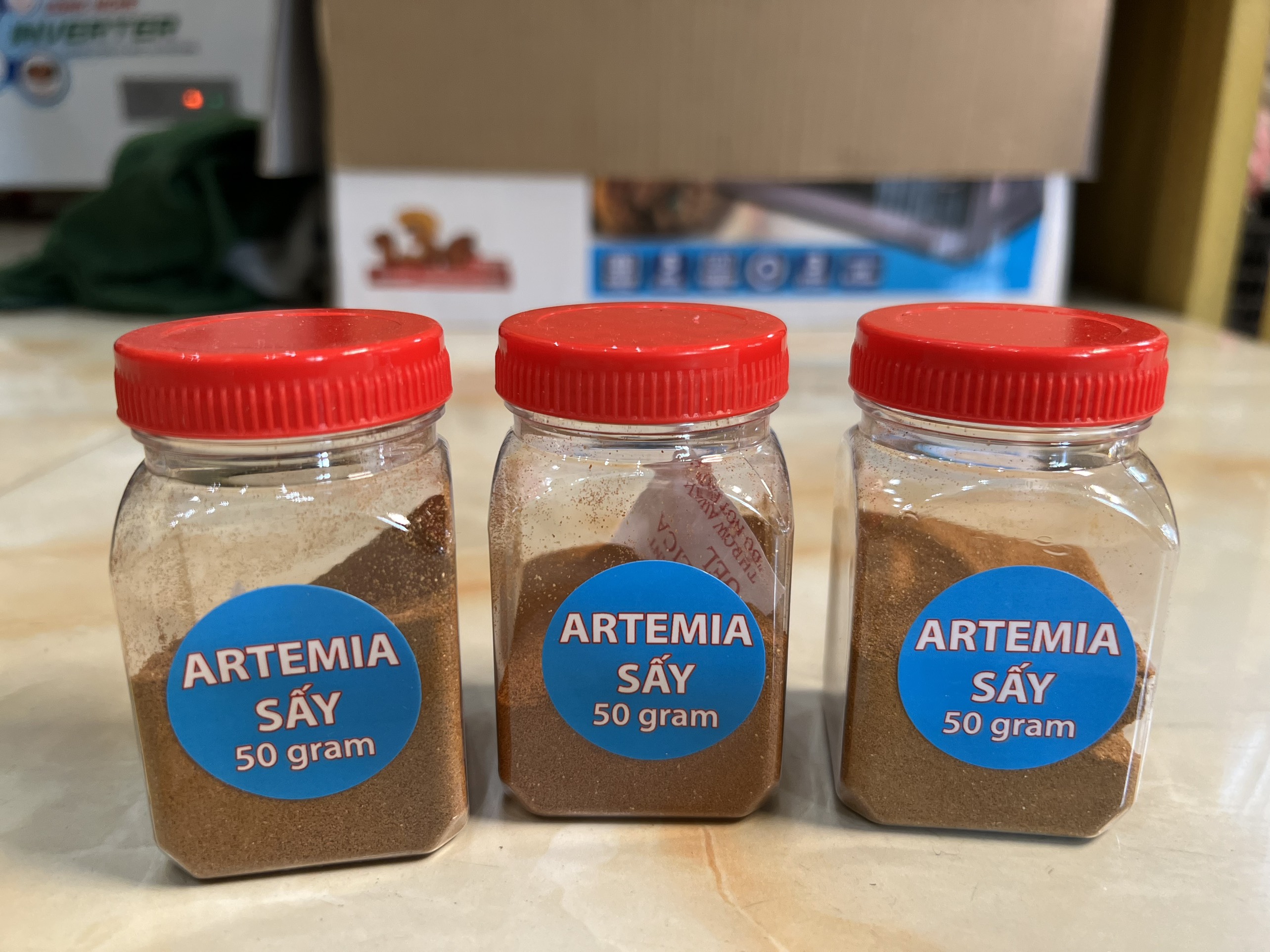 Artemia sấy khô ( hủ 50g) - Thức ăn cá cảnh