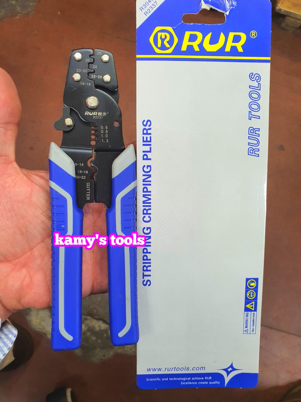 Kìm bấm cos tuốt dây đa năng 8 inch 200mm r2337 rur tools