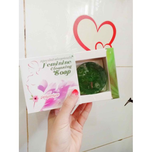Xà bông vùng kín Feminine Thái Lan Xà phòng đa năng thất trắng da vùng kín, se khít vùng kín, sát khuẩn can bằng ph ngăn cản các bệnh phụ khoa