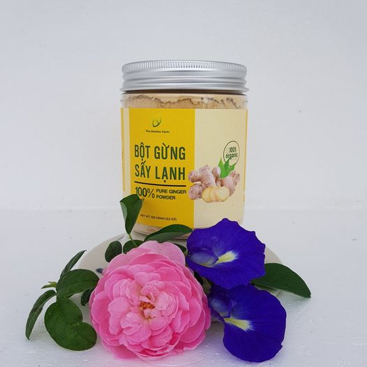 Bột gừng sấy lạnh 100% pure ginger powder ( The Moshav Farm)