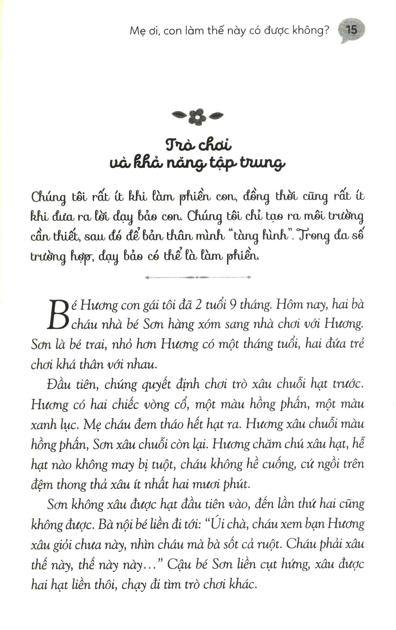 Mẹ Ơi, Con Làm Thế Này Có Được Không?