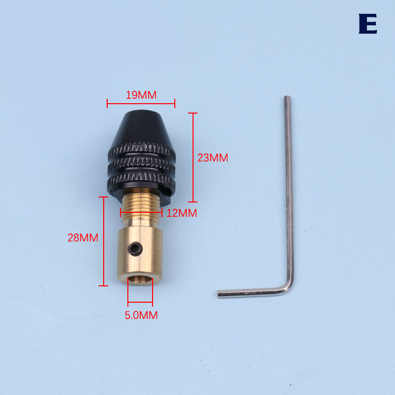TrailB 0.3-3.4mm Universal Small Electronic Drill Bit Collet Mini Chuck Tool Set Fixtur