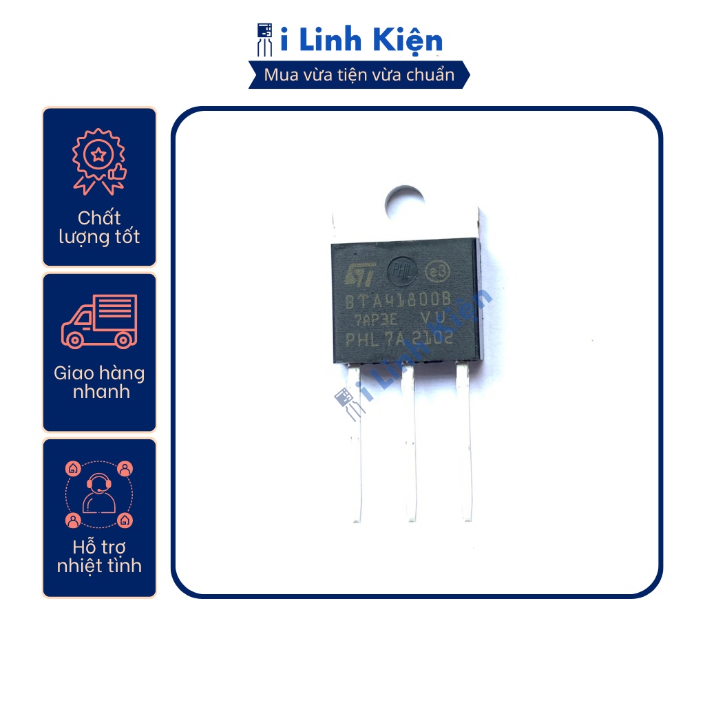 Bta41-600b bta41-800b bta41-1200b bta26-600b triac 41a chất lượng tốt.