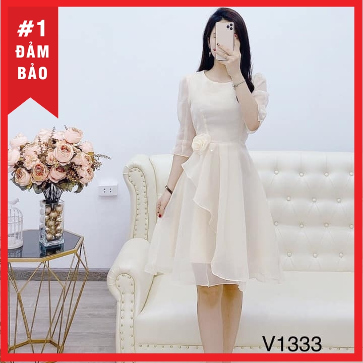 [HCM]ĐẦM VOAN LỤA TIỂU THƯ CAO CẤP ĐỦ SIZE 30 ĐẾN 72KG- V5