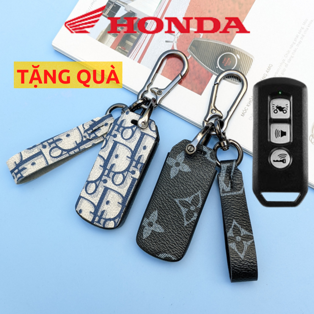 Bọc smartkey sh,bao da chìa khóa smartkey sh,sh mode PCX 3 nút bấm (SH Móc D)